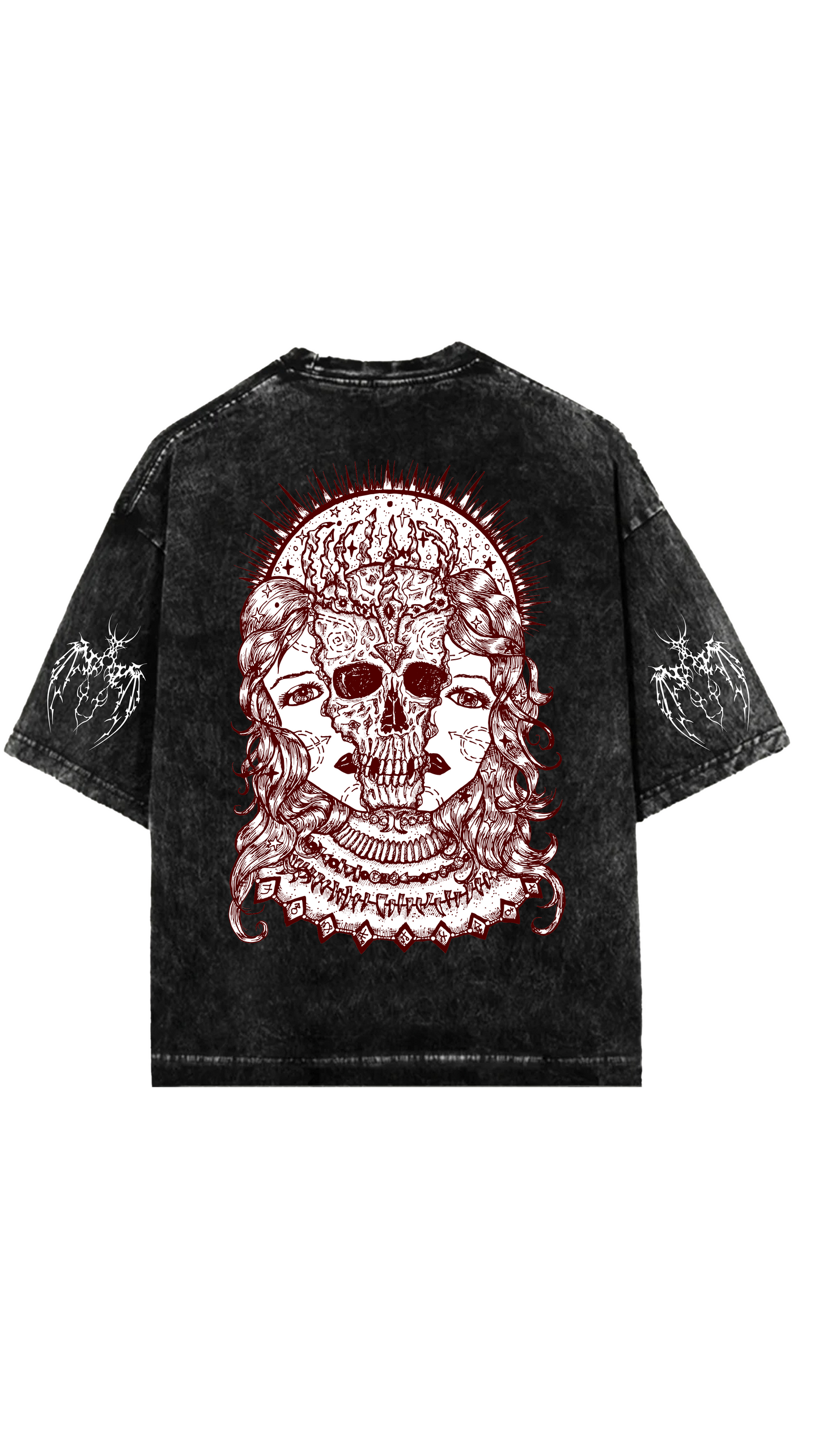 Reality Inside Hand Made Art Vintage Oversized T-shirt