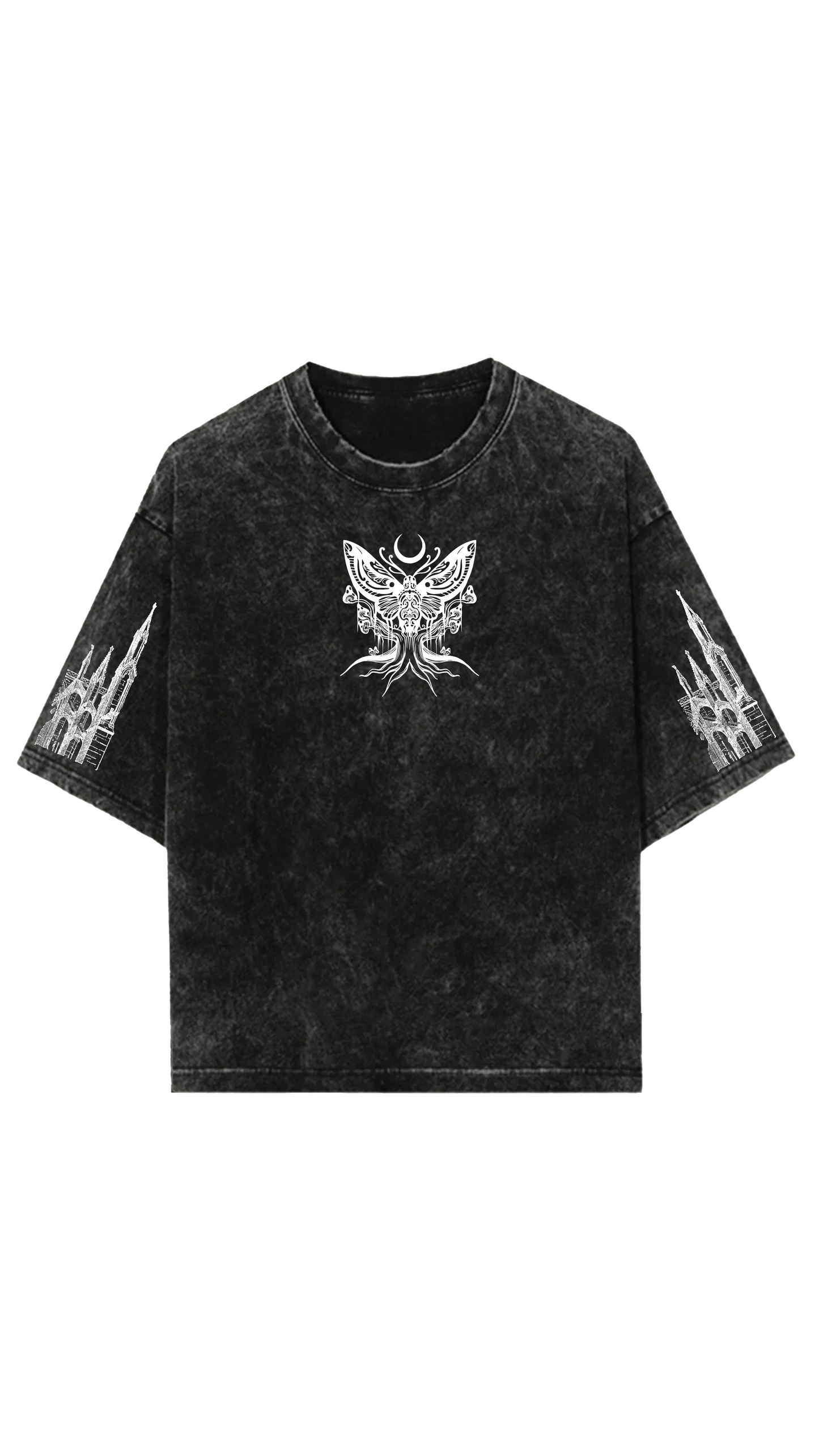 Abandoned Fairy Designed Vintage Oversized T-shirt