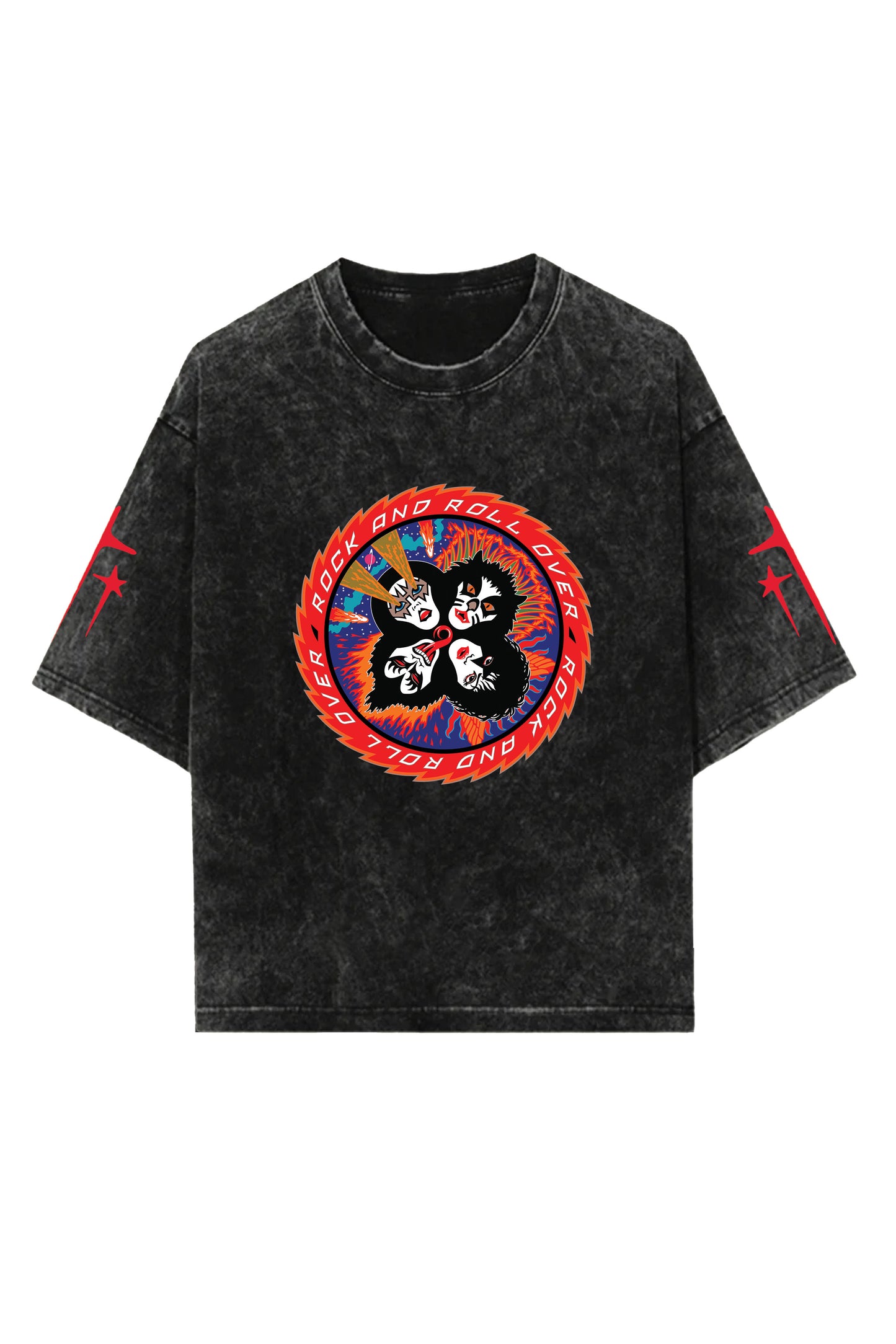 Kiss Designed Oversized T-shirt