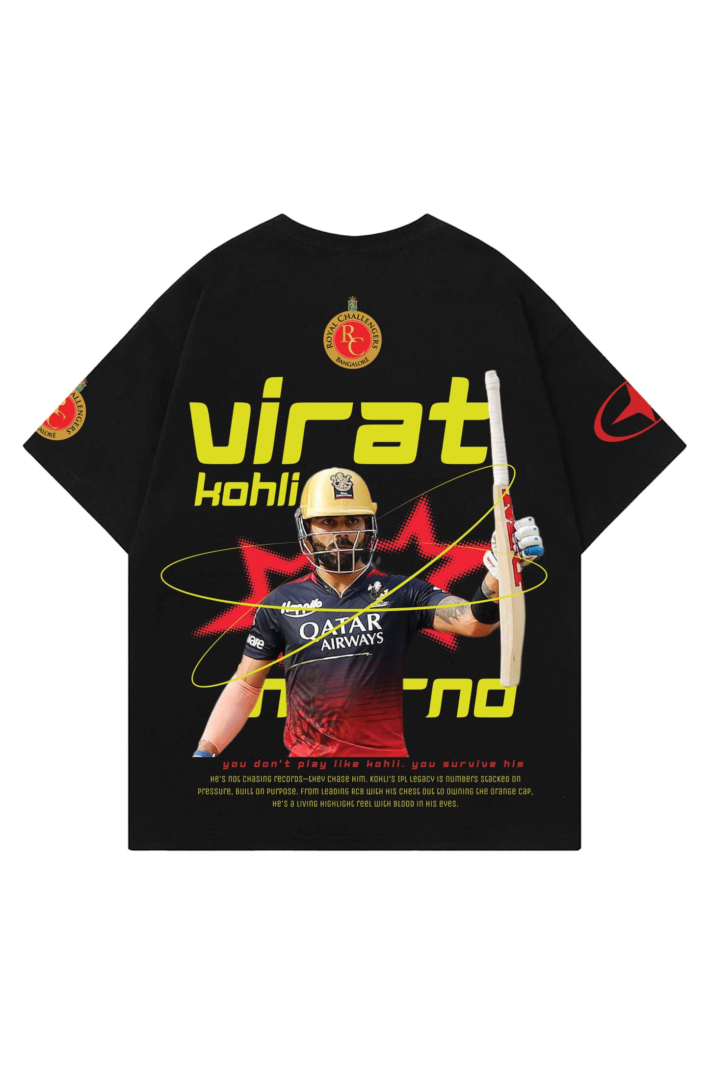Virat Kohli Designed Oversized T-shirt