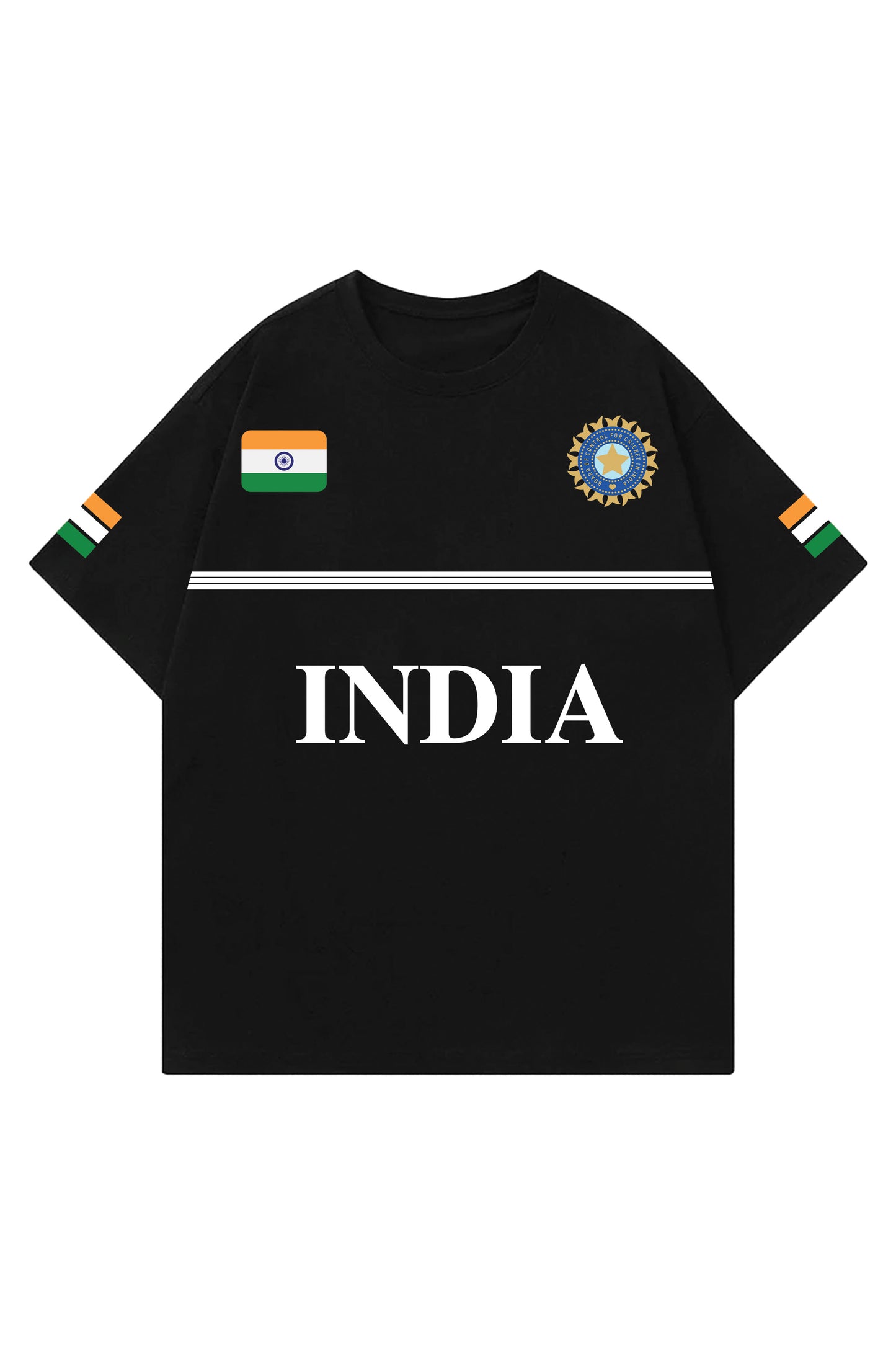 Indian Jersey Designed Oversized T-shirt