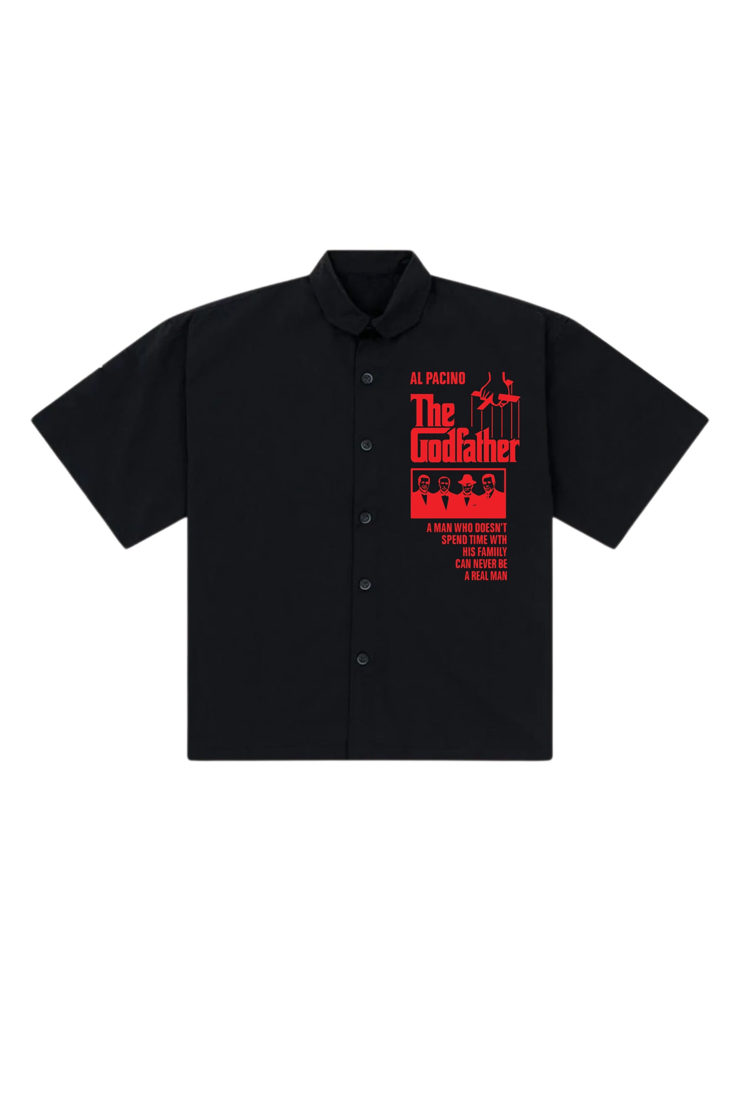 The Godfather Designed Oversized Shirt
