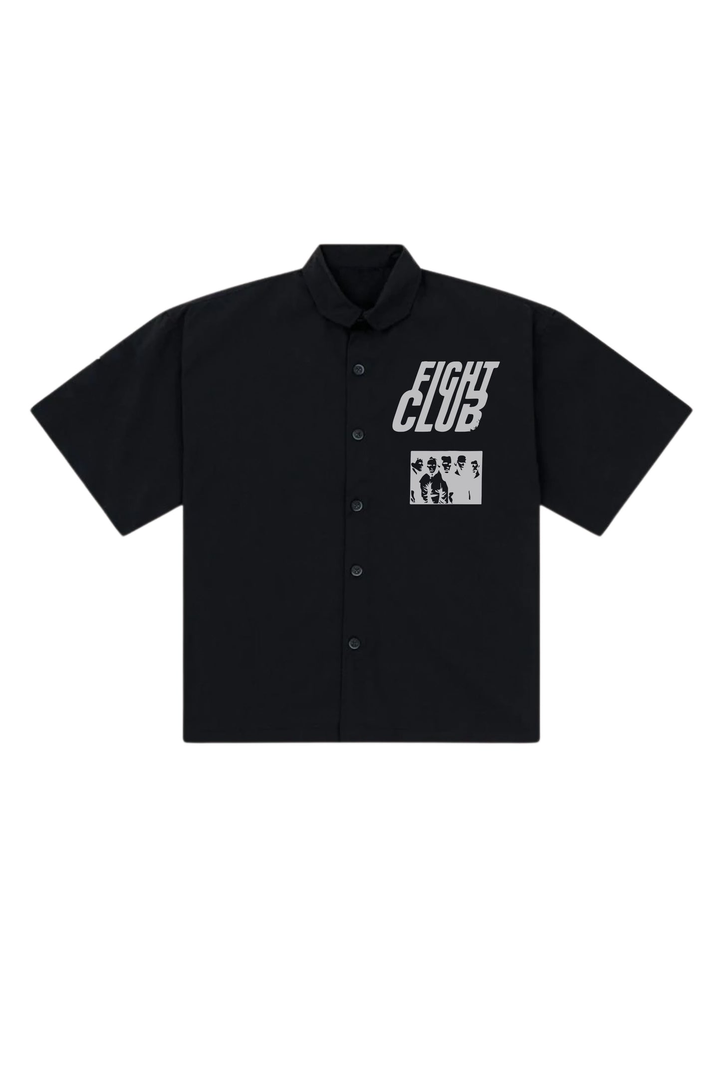 Fight Club Designed Oversized Half Shirt