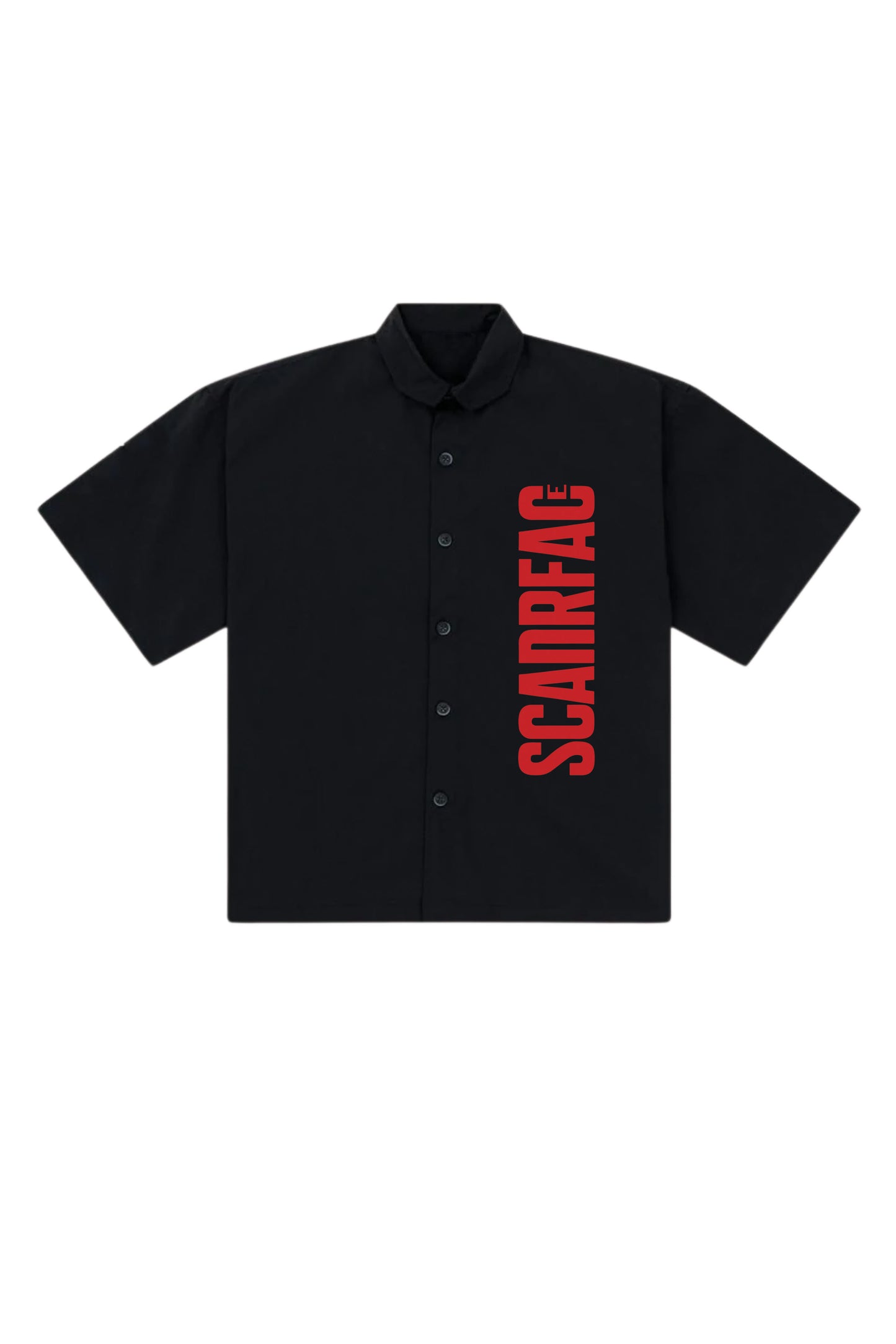 Scarfare Designed Oversized Half Shirt