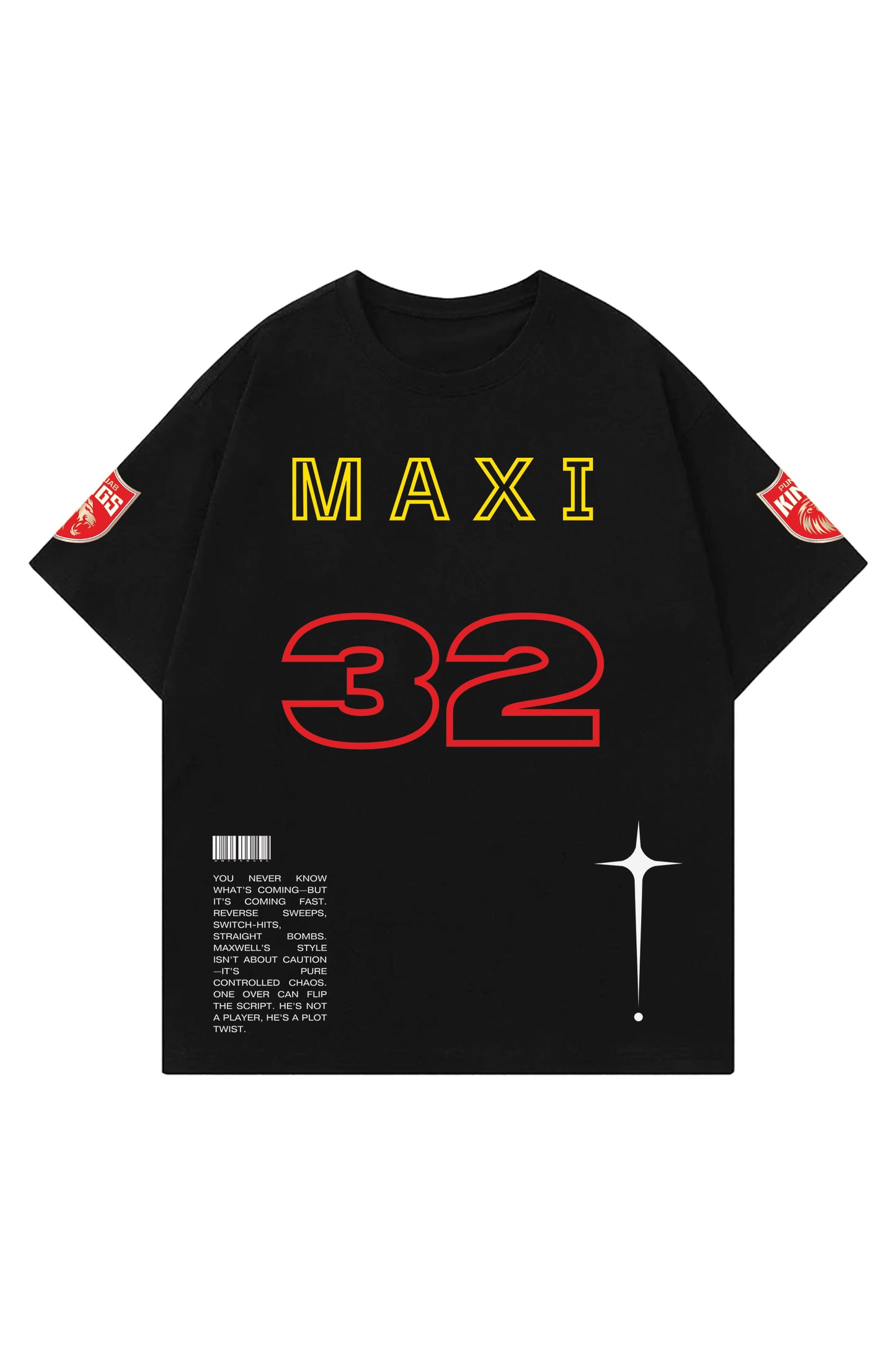 Maxwell Designed Oversized T-shirt