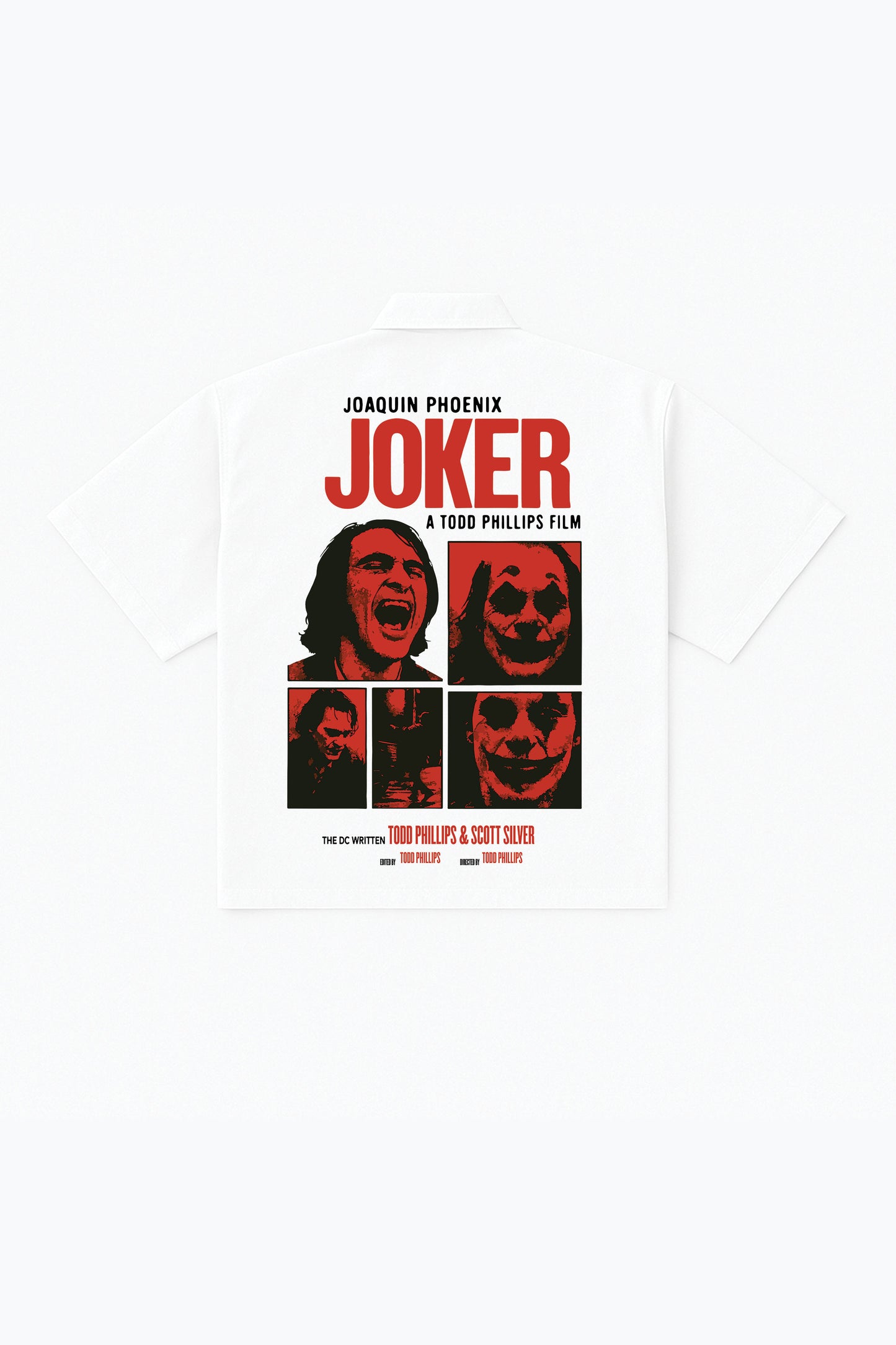 Joker Designed Oversized Half Shirt
