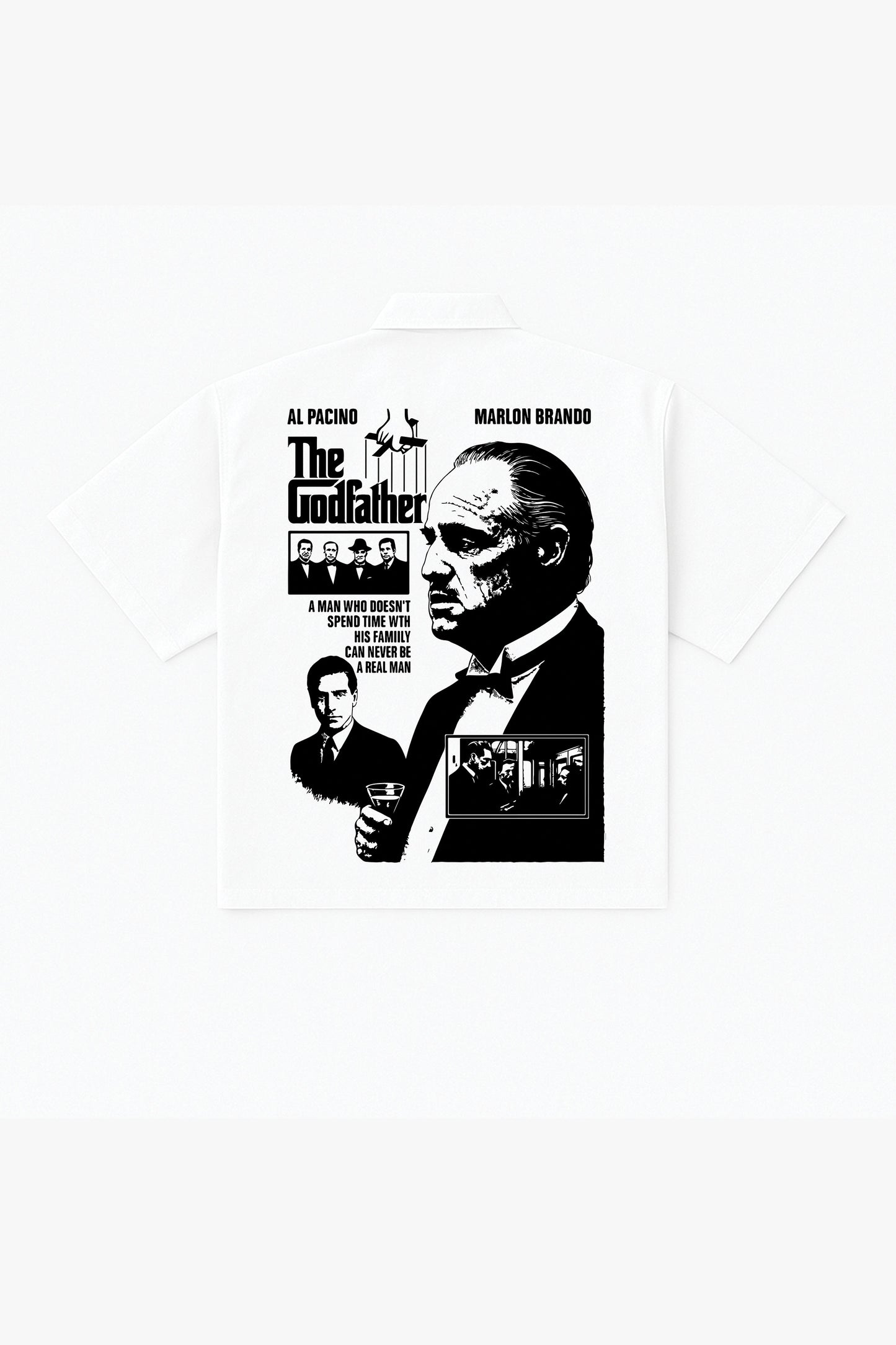 The Godfather Designed Oversized Shirt