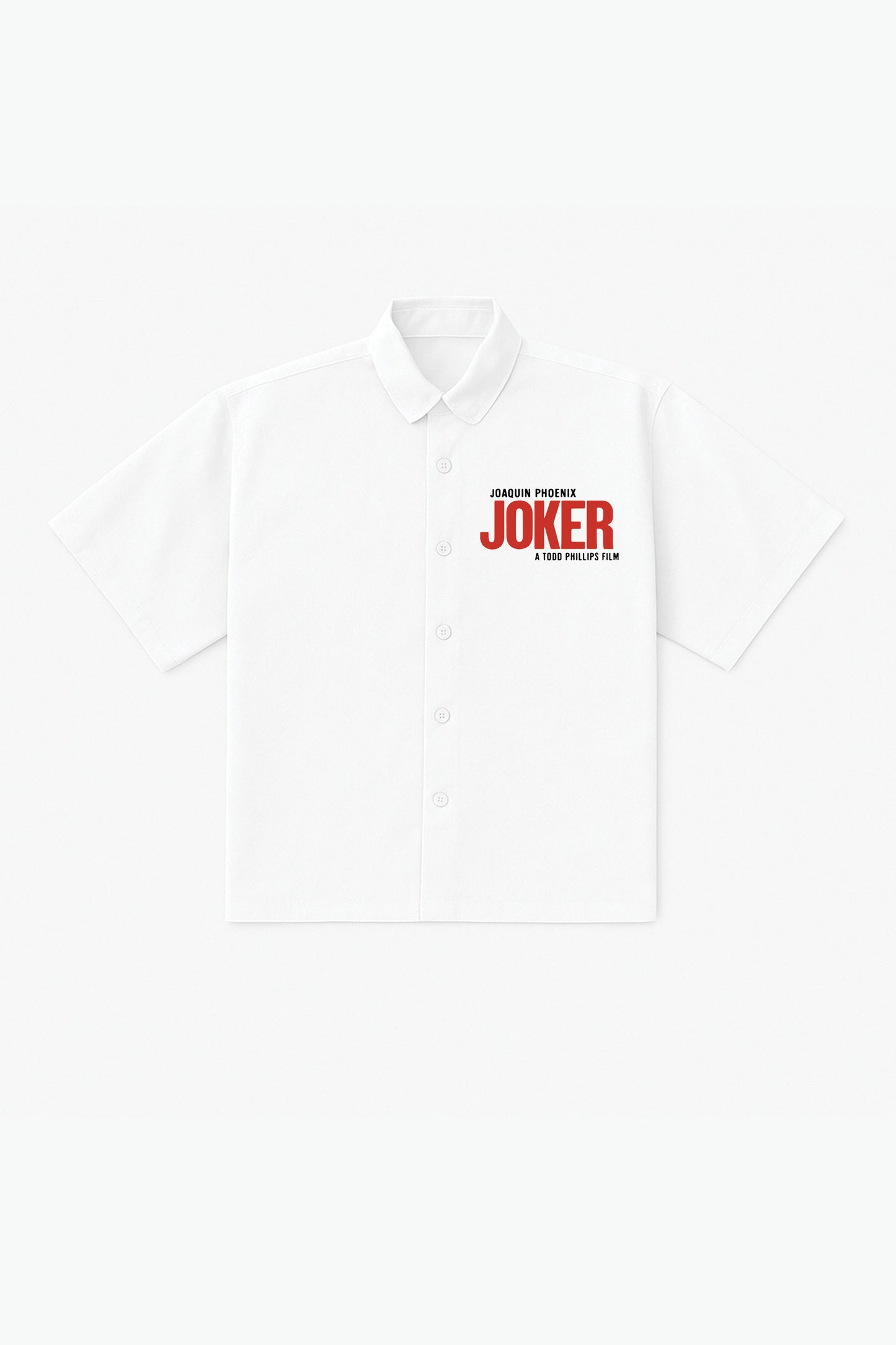 Joker Designed Oversized Half Shirt