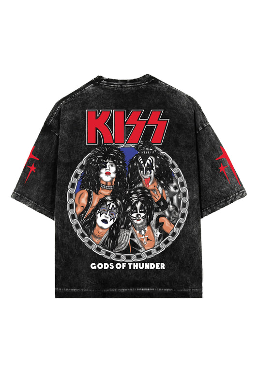 Kiss Designed Oversized T-shirt