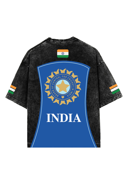 Indian Jersey Designed Oversized T-shirt